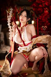 雨波_HaneAme – NO.397 Lustful Goat Miko邪羊巫女[28P-161MB]VIP-蜜桃啵啵